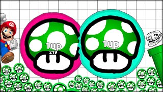 MUSHROOMARMY  I GOT A ONE UP AND REVIVED DOUBLE THE MOST ADDICTIVE GAME EVER  AGARIO 20 [upl. by Icken]