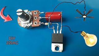 DIY 220v Dimmer Circuit for Electric Fans StepbyStep Guide and Troubleshooting Tips [upl. by Bland]