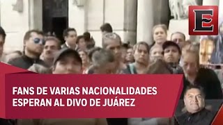 Continúa la espera por Juan Gabriel en Bellas Artes [upl. by Jeuz]