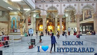 Inside the Beautiful ISKCON Temple at Abids Hyderabad  Temple Tour ISKCONHyderabadAbids [upl. by Tuneberg]