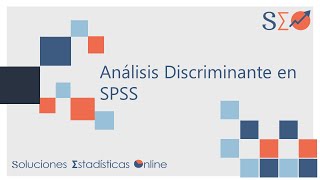 11  Análisis Discriminante en SPSS [upl. by Aivlys]