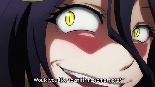 Albedo acting like a complete creep 😅  Overlord IV Episode 1 [upl. by Secunda]