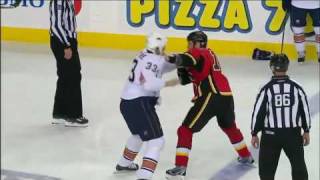 Steve MacIntyre vs Brian McGrattan Oct 24 2009 [upl. by Femmine709]