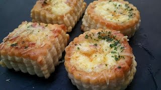 vol au vent au fromage et dinde fumé وصفات رمضان فول أفون باللحم المدخن و الجبن [upl. by Llenor]