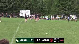 OCAA Mens Rugby 🏉 St Lawrence  Durham 9292024 [upl. by Bael]