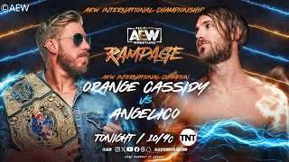 Orange Cassidy c vs Angelico  AEW International Title Match  AEW Rampage 122  WWE 2K23 [upl. by Willumsen]