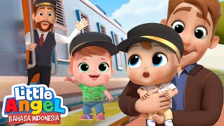 Wah Keren Sekali Keretanya 🚂 Kartun Anak  Little Angel Bahasa Indonesia [upl. by Fons249]