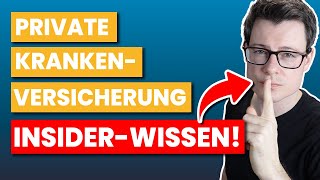 Private Krankenversicherung INSIDERWISSEN  SO vermeidest du teure PKVFehler [upl. by Hsilgne]