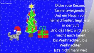 Dicke rote Kerzen Текст рождественской песенки на немецком языке с переводом [upl. by Enomis913]