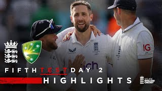 Test Finely Poised  Highlights  England v Australia Day 2  LV Insurance Test 2023 [upl. by Ietta791]