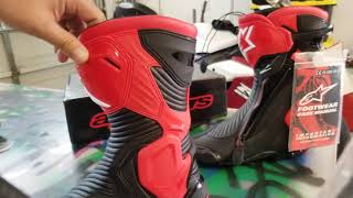 2019 NEW Alpinestars SMX Plus V2 Boots unboxing DK1K360 [upl. by Arthur]