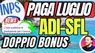 UFFICIALE INPS🔴ADI SFLDOPPIO BONUS✅USCITE Nuove GRADUATORIE⚠️ [upl. by Shakespeare292]