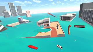 Franklin House in Ocean Tsunami in Indian Bike Driving 3D [upl. by Muslim]