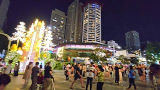 Walking tour  Funan Mall  Tan Plaza  Wheelock Place  ION Orchard  16112014 4K video [upl. by Tertia]