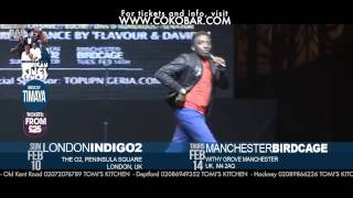 BOVI IN HEAVEN  African Kings of Comedy  Valentine 2013 Tkts wwwcokobarcom [upl. by Sanalda]