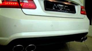 MEC Design W207 E350cdi Exhaust [upl. by Ahseekat898]