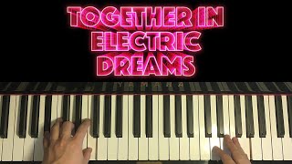 Philip Oakey  Together in Electric Dreams Piano Tutorial Lesson [upl. by Gwenneth905]