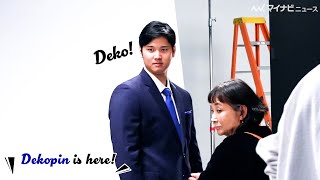 大谷翔平、“愛犬”デコピンをお茶目な顔で呼びかける！「Deko！」“ドジャースカラー”のネクタイで登場！ECC 新TVCM『未来へ、翔け。』篇＆メイキング映像公開 [upl. by Raamaj235]