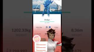 💯100 IV Background Origin Dialga CAUGHT In Pokemon Go💯 shorts pokemon [upl. by Sykleb]