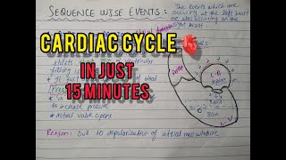 Cardiac Cycle  PharmD  Systole amp Diastole  Cardiovascular System Physiology [upl. by Chong]