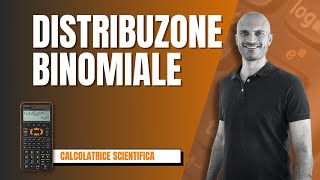 Esercizio svolto DISTRIBUZIONE BINOMIALE con la calcolatrice Sharp [upl. by Nert]