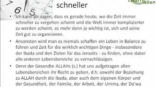 Lebens Selbst und Zeitmanagement für Muslime Hadhemi Gafsi Islamlebende [upl. by Eirolam]