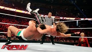 Dolph Ziggler vs Rusev Raw Aug 31 2015 [upl. by Nnewg]