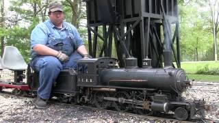 How To Operate A Live Steam Locomotive V20 In HD [upl. by Berlin]