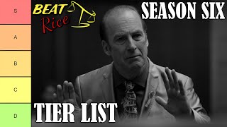 Better Call Saul Season Six Tier List  Ranked and Reviewed [upl. by Ramin548]