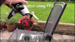 Parrot Bebop 2 pre and post calibration [upl. by Ecirted15]