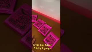 Ernie Ball SUPER SLINKYS My Favorite for Value and Cost GuitarStrings [upl. by Greenes]