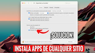 Permitir Apps Descargadas De Cualquier Sitio En Mac  Desarrollador No Identificado [upl. by Imtiaz626]