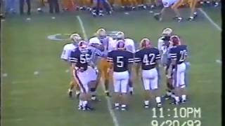 1996 Montoursville Warriors V Shikellamy Braves PIAA High School Football [upl. by Brufsky]