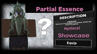 Partial Essence Showcase  Type Soul [upl. by Gustin]