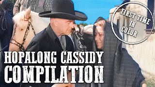 Hopalong Cassidy Compilation  COLORIZED  Free Western Series [upl. by Moreland600]