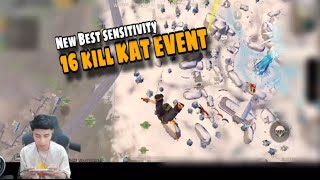 NEW BEST SENSITIVITY VOKEY  16 KILL RAMAI SANGAT KAT EVENT [upl. by Oberheim]