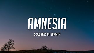 5 Seconds of Summer  Amnesia Lyrics 5SOS [upl. by Latnahc]