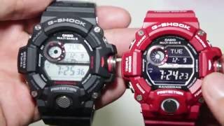 Casio Gshock Rangeman GW94001 VS GW900RD4 Compare [upl. by Oramlub]