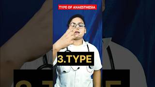 TYPE OF ANAESTHESIA medical medicalstudent aiims bscnursing anesthesia [upl. by Leonidas]