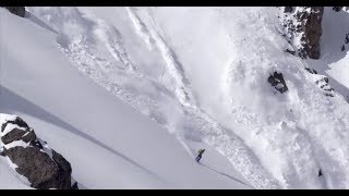 Phil Meier Sets Off a Huge Avalanche and Skis Out Like a Boss  100 Skiing Ep 1 [upl. by Collen]