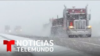 Tormenta invernal afectará al norte de Texas  Noticias Telemundo [upl. by Nilesoy91]