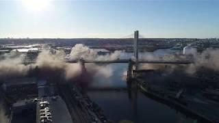 Kosciuszko Bridge Aerial broll [upl. by Tartan]