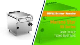 Mareno Star 90 Pasta Cookers amp Tilting Bratt Pans  Commercial Kitchen Equipment [upl. by Mechling]