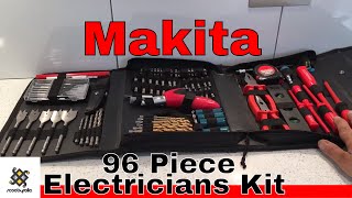 Makita 96 Piece Electricians Kit [upl. by Lacym214]