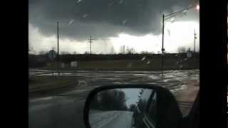 columbiaville tornado chase actual video of the tornado [upl. by Fagen298]