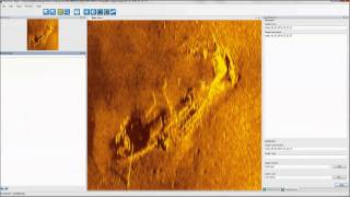 EIVA NaviSuite  Sidescan surveys  Sidescan waterfall in NaviScan SonarDisplay with targets [upl. by Guzel]