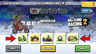 Hill Climb Racing 2  34938 36762 points in ICE TO MEET YOU Team Event [upl. by Yerhpmuh]