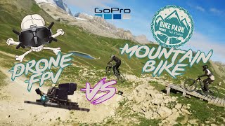 BIKE PARK VAL DISERE  DRONE FPV CINEMATIC SHOT  Session2 fpvdrone mtb [upl. by Jeffie]