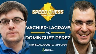 2018 Speed Chess Championship VachierLagrave Vs Dominguez [upl. by Bork733]