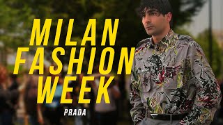 Milan Fashion Week Street style  PRADA Spring Summer 2025 June 16th 2024 [upl. by Pammi]